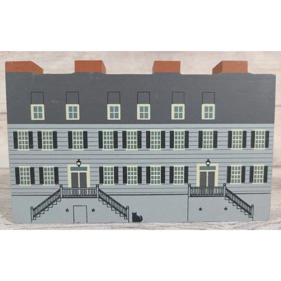 The Cat's Meow Gemeinhaus 1741 Bethlehem PA Oldest Building Museum Signed 1991 - Picture 1 of 6